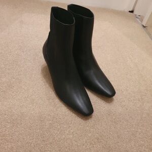 Sleek Black Ankle Booties for Women